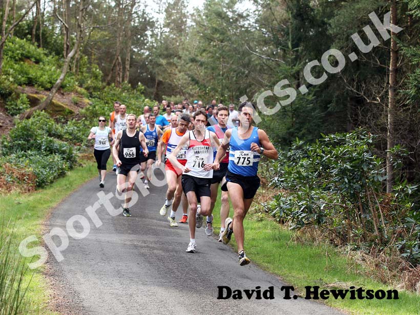 2012 Run Northumberland 10k Road Race, Cragside, Rothbury, Northumberland.